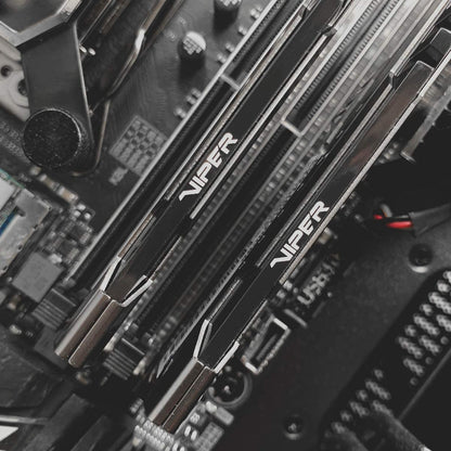 Patriot Viper Steel DDR4 RAM 16GB (2X8GB) 3200Mhz CL16 1.35V UDIMM Desktop Gaming Memory Kit Compatible with XMP - PVS416G320C6K